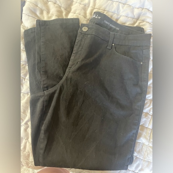 Black Style & Co Jeans curvy leg size 16 - Picture 5 of 8